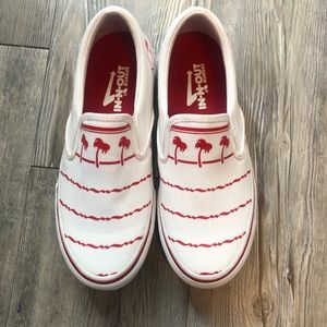 In-N-Out Drink Vans style Slip On Sneakers Size 6.5